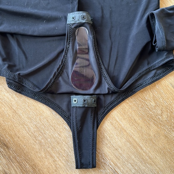 PPL Cut Out Black Bodysuit - Picture 3 of 4